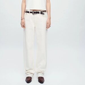 NWT RE/DONE Vintage White Loose Long Jeans 🩵